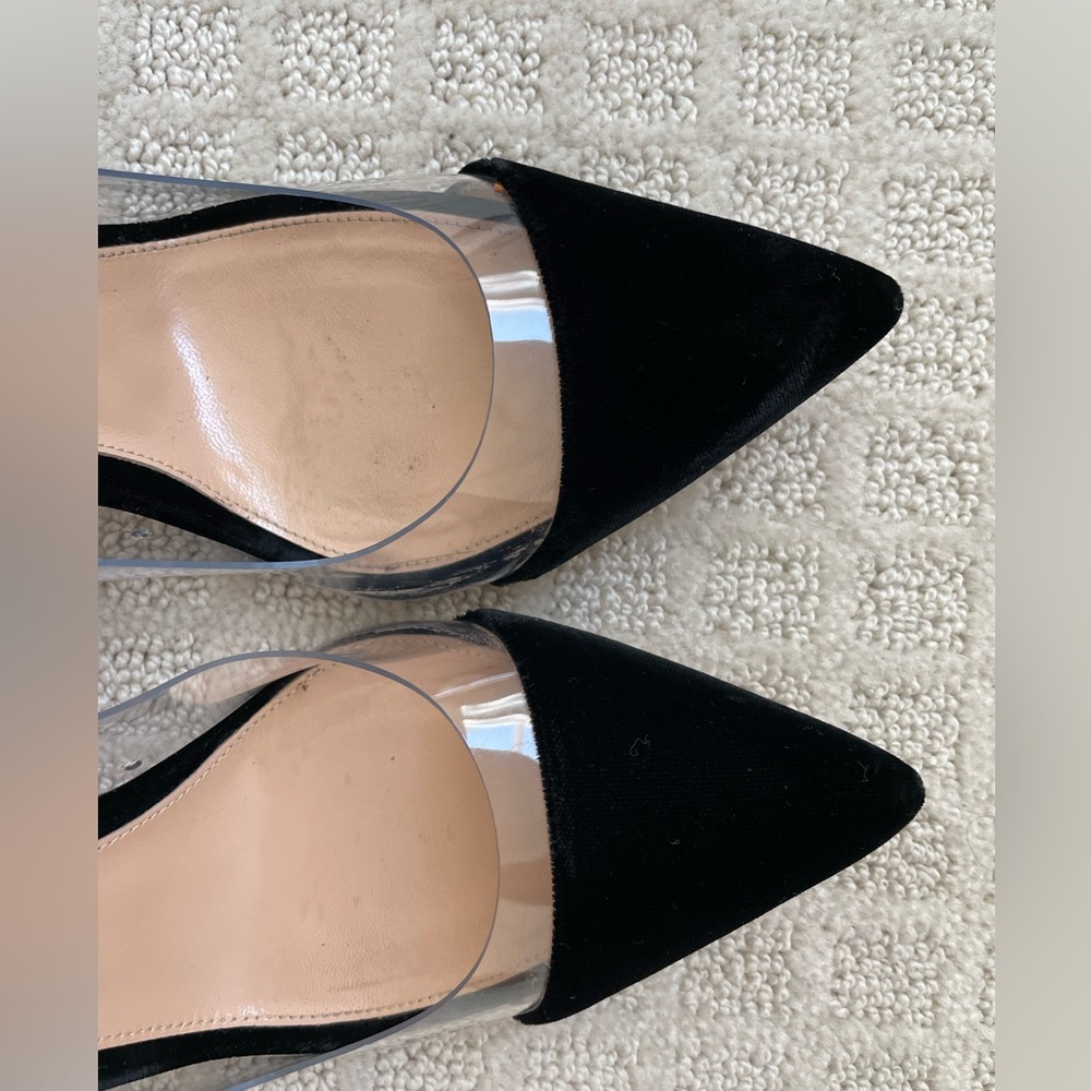 Plexi Pointed Toe Pump - image 3